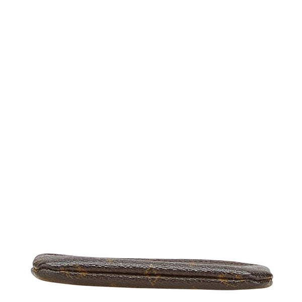 ルイ ヴィトン モノグラム ポシェット クレ コインケース キーケース 小銭入れ　 M62650 ブラウン PVC レザー レディース LOUIS VUITTON 【中古】