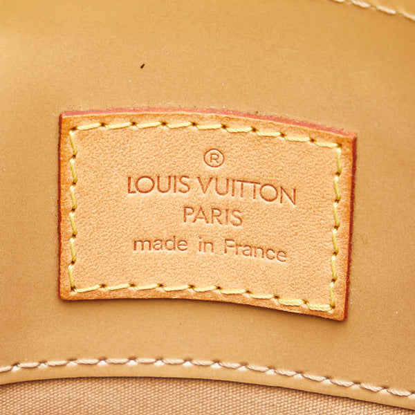 ルイ ヴィトン モノグラム ヴェルニ リードPM ハンドバッグ M91146 ブロンズ ブラウン パテントレザー レディース LOUIS VUITTON 【中古】