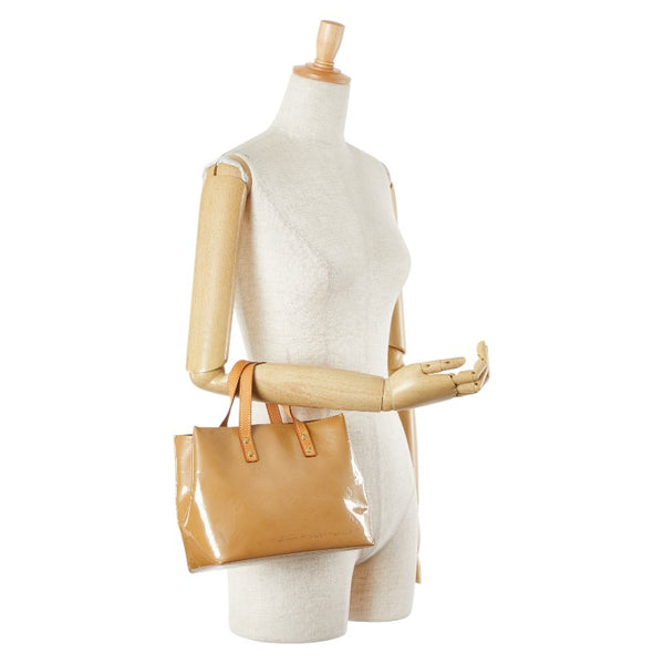ルイ ヴィトン モノグラム ヴェルニ リードPM ハンドバッグ M91146 ブロンズ ブラウン パテントレザー レディース LOUIS VUITTON 【中古】
