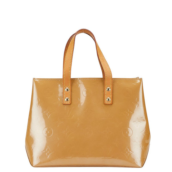 ルイ ヴィトン モノグラム ヴェルニ リードPM ハンドバッグ M91146 ブロンズ ブラウン パテントレザー レディース LOUIS VUITTON 【中古】