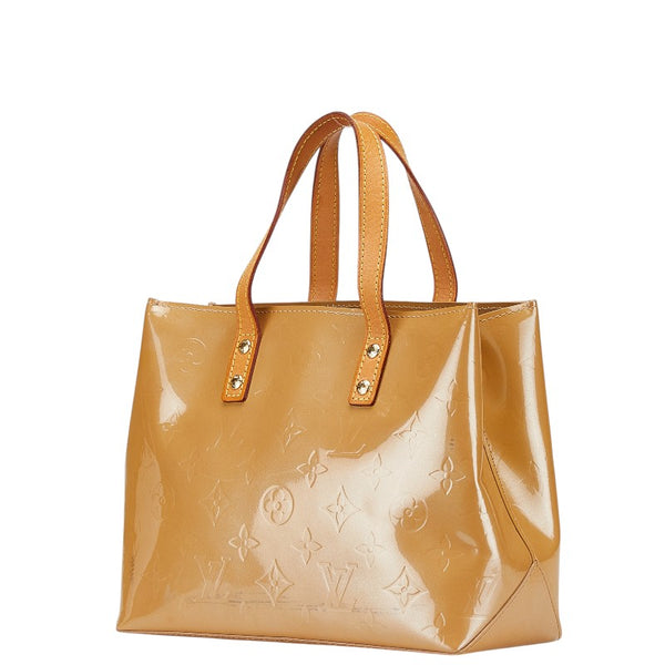 ルイ ヴィトン モノグラム ヴェルニ リードPM ハンドバッグ M91146 ブロンズ ブラウン パテントレザー レディース LOUIS VUITTON 【中古】