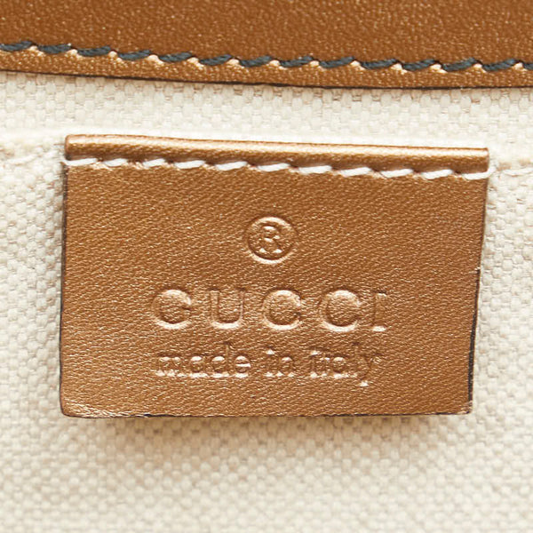 グッチ グッチシマ エミリー チェーン ワンショルダーバッグ 295402 ブラウン ゴールド レザー レディース GUCCI 【中古】