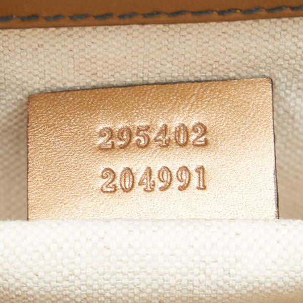 グッチ グッチシマ エミリー チェーン ワンショルダーバッグ 295402 ブラウン ゴールド レザー レディース GUCCI 【中古】