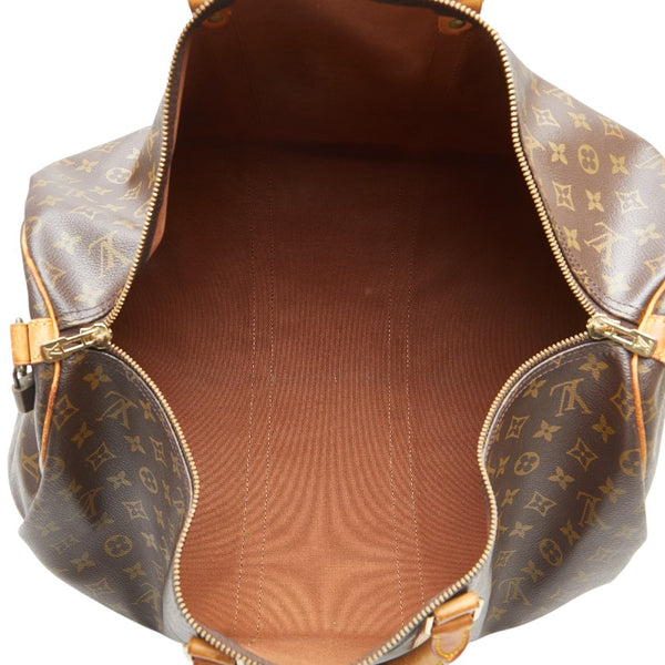 ルイ ヴィトン モノグラム キーポル バンドリエール 55 ボストンバッグ M41414 ブラウン PVC レザー レディース LOUIS VUITTON 【中古】