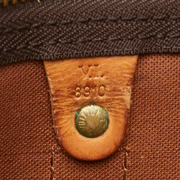 ルイ ヴィトン モノグラム キーポル バンドリエール 55 ボストンバッグ M41414 ブラウン PVC レザー レディース LOUIS VUITTON 【中古】