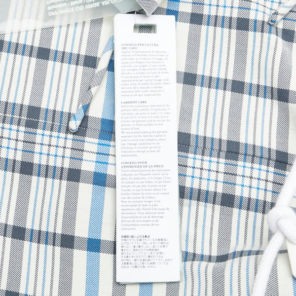 オフホワイト タータンチェック ワンピース ドレス サイズ：38 ホワイト マルチカラー コットン レディース OFF-WHITE 【中古】