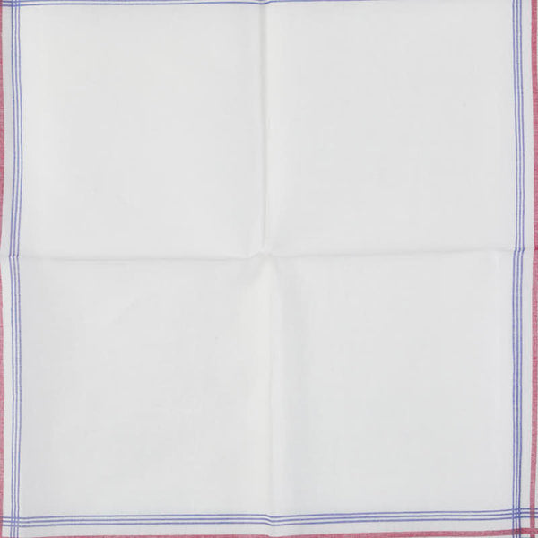 グッチ スカーフ ハンカチ ホワイト マルチカラー コットン レディース GUCCI 【中古】