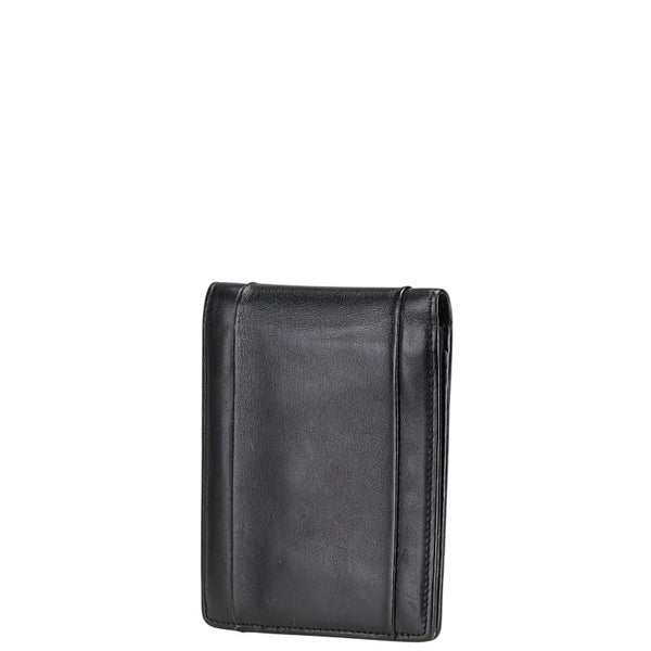 サルヴァトーレフェラガモ 二つ折り財布 ブラック レザー メンズ Salvatore Ferragamo 【中古】