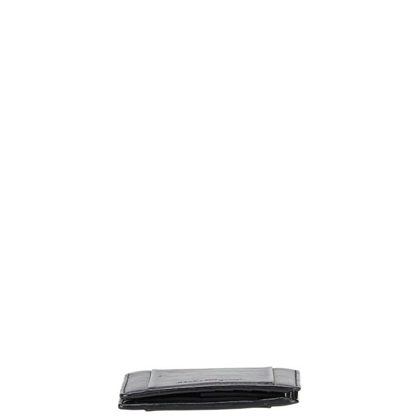 サルヴァトーレフェラガモ 二つ折り財布 ブラック レザー メンズ Salvatore Ferragamo 【中古】