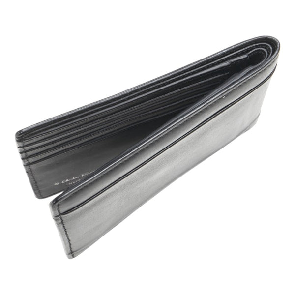 サルヴァトーレフェラガモ 二つ折り財布 ブラック レザー メンズ Salvatore Ferragamo 【中古】