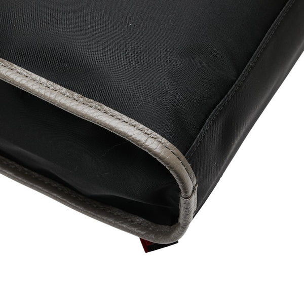 オロビアンコ ビジネスバッグ ショルダーバッグ 2WAY ブラック グレージュ ナイロン レザー メンズ Orobianco 【中古】