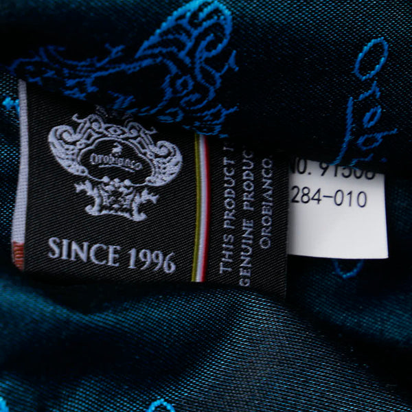 オロビアンコ ビジネスバッグ ショルダーバッグ 2WAY ブラック グレージュ ナイロン レザー メンズ Orobianco 【中古】