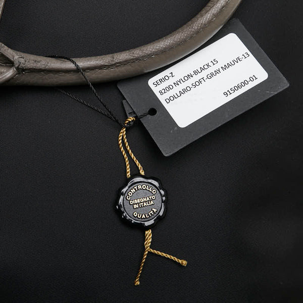 オロビアンコ ビジネスバッグ ショルダーバッグ 2WAY ブラック グレージュ ナイロン レザー メンズ Orobianco 【中古】