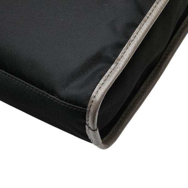 オロビアンコ ビジネスバッグ ショルダーバッグ 2WAY ブラック グレージュ ナイロン レザー メンズ Orobianco 【中古】