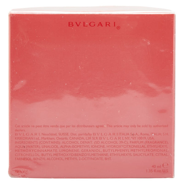 ブルガリ オムニア コーラル EDT40ml 香水 透明 クリア ガラス レディース BVLGARI 【中古】