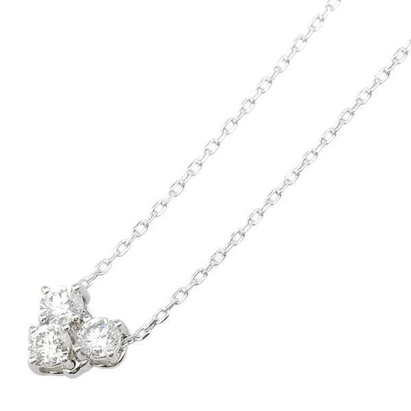 ヴァンドーム Pt950 プラチナ Pt850 プラチナ ダイヤ0.35ct ペンダントネックレス レディース VANDOME 【中古】