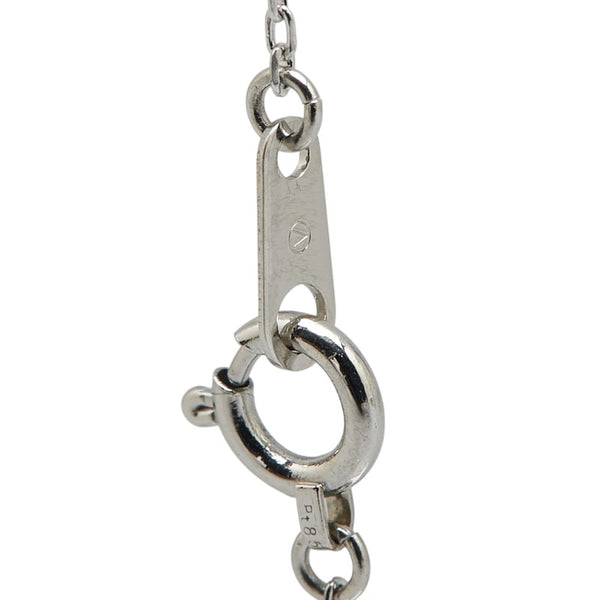 ヴァンドーム Pt950 プラチナ Pt850 プラチナ ダイヤ0.35ct ペンダントネックレス レディース VANDOME 【中古】