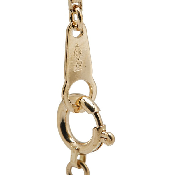 K18YG イエローゴールド ダイヤ0.31ct ペンダントネックレス レディース 【中古】