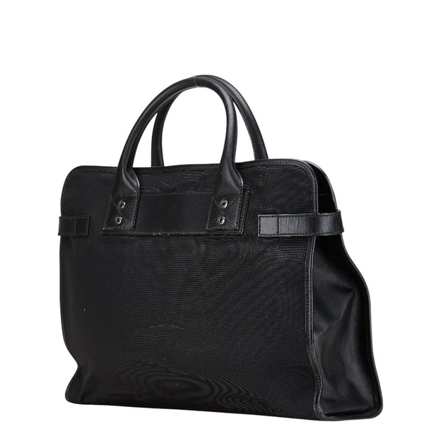 グッチ グッチシマ シェリーライン ハンドバッグ ビジネスバッグ 246410 ブラック レザー キャンバス メンズ GUCCI 【中古】