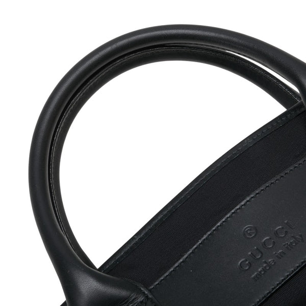 グッチ グッチシマ シェリーライン ハンドバッグ ビジネスバッグ 246410 ブラック レザー キャンバス メンズ GUCCI 【中古】