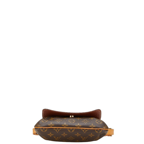 ルイ ヴィトン モノグラム ミュゼットサルサ ショート ショルダーバッグ M51258 ブラウン PVC レザー レディース LOUIS VUITTON 【中古】
