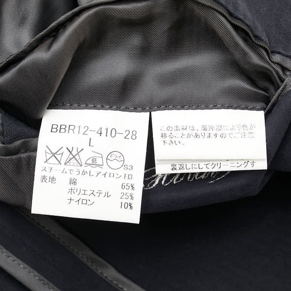 バーバリー シングル テーラードジャケット サイズ：L ダークグレー コットン ポリエステル キュプラ メンズ BURBERRY 【中古】