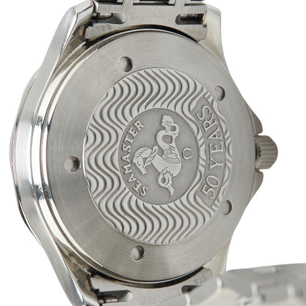 オメガ 50周年記念 シーマスター300 GMT  腕時計 2234.50 自動巻き ブラック文字盤 ステンレススチール メンズ OMEGA 【中古】