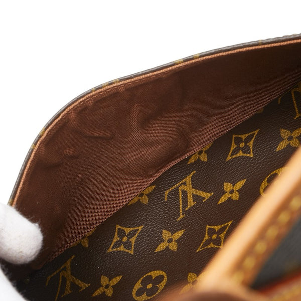 ルイ ヴィトン モノグラム ソローニュ 斜め掛け ショルダーバッグ M42250 ブラウン PVC レザー レディース LOUIS VUITTON 【中古】