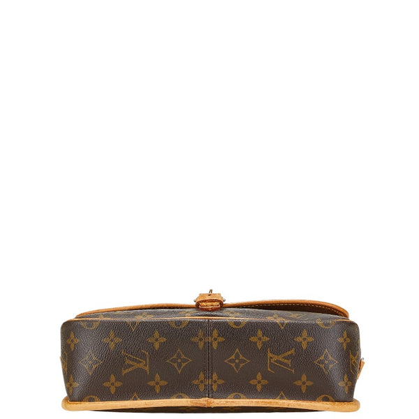 ルイ ヴィトン モノグラム ソローニュ 斜め掛け ショルダーバッグ M42250 ブラウン PVC レザー レディース LOUIS VUITTON 【中古】