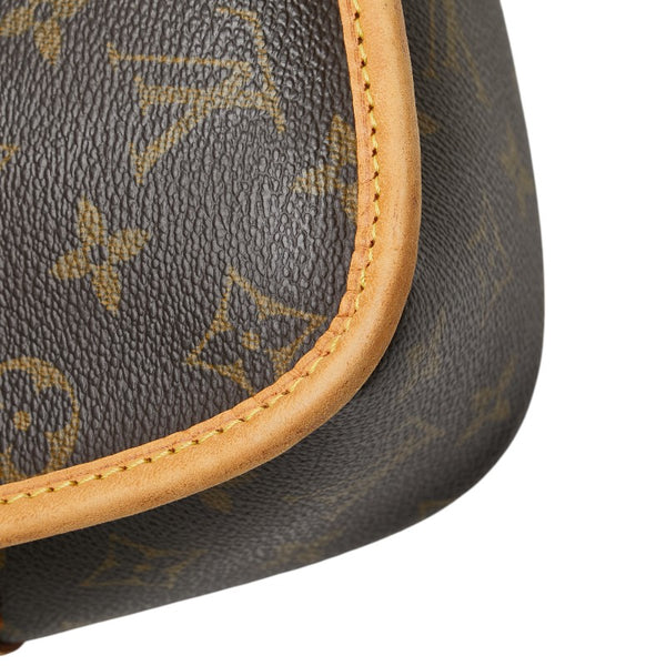 ルイ ヴィトン モノグラム ソローニュ 斜め掛け ショルダーバッグ M42250 ブラウン PVC レザー レディース LOUIS VUITTON 【中古】