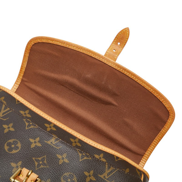 ルイ ヴィトン モノグラム ソローニュ 斜め掛け ショルダーバッグ M42250 ブラウン PVC レザー レディース LOUIS VUITTON 【中古】