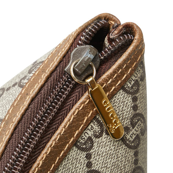 グッチ オールドグッチ GGプラス トートバッグ ベージュ マルチカラー PVC レザー レディース GUCCI 【中古】