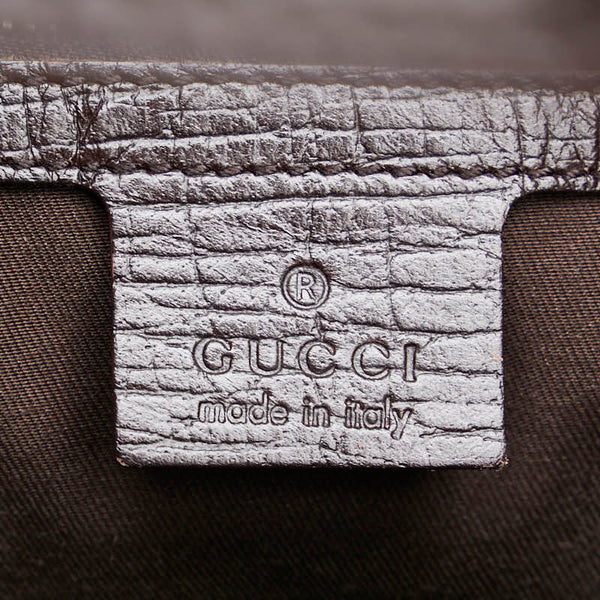 グッチ GGキャンバス ホースビット ワンショルダーバッグ 137386 ベージュ ブラウン キャンバス レディース GUCCI 【中古】