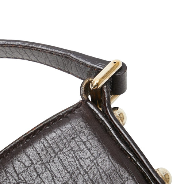 グッチ GGキャンバス ホースビット ワンショルダーバッグ 137386 ベージュ ブラウン キャンバス レディース GUCCI 【中古】