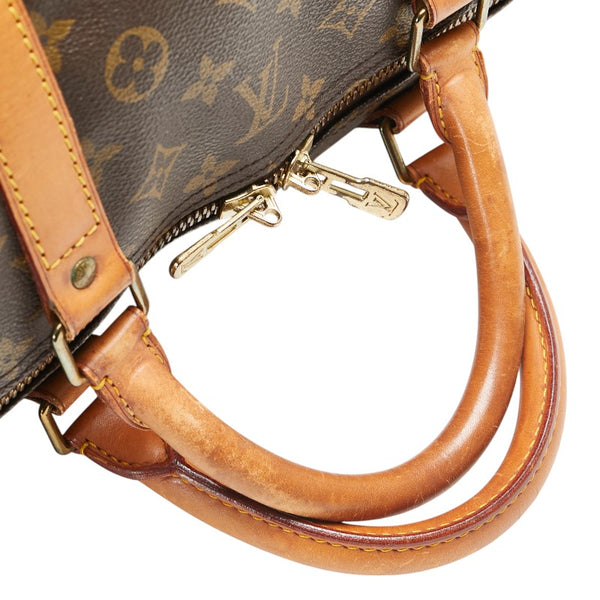 ルイ ヴィトン モノグラム キーポル60 ボストンバッグ M41422 ブラウン PVC レザー レディース LOUIS VUITTON 【中古】