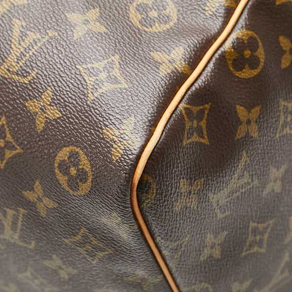ルイ ヴィトン モノグラム キーポル60 ボストンバッグ M41422 ブラウン PVC レザー レディース LOUIS VUITTON 【中古】