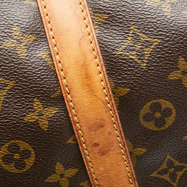 ルイ ヴィトン モノグラム キーポル60 ボストンバッグ M41422 ブラウン PVC レザー レディース LOUIS VUITTON 【中古】