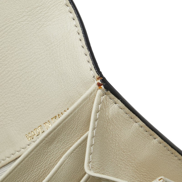 ヴァレンティノ ロックスタッズ 長財布 ホワイト レザー レディース VALENTINO 【中古】