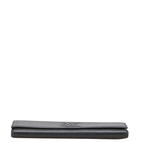 サンローラン YSLロゴ 長財布 352905 ブラック レザー レディース SAINT LAURENT 【中古】