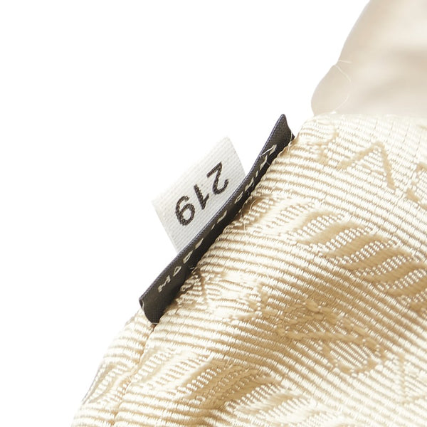 プラダ トートバッグ ベージュ グレージュ レザー レディース PRADA 【中古】