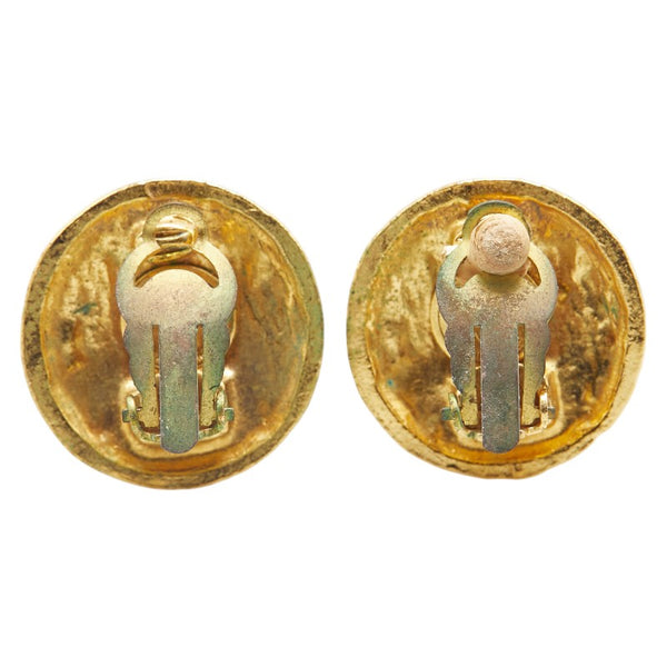 シャネル ココマーク イヤリング ゴールド メッキ レディース CHANEL 【中古】