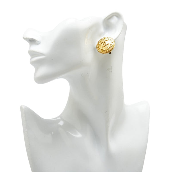 シャネル ココマーク イヤリング ゴールド メッキ レディース CHANEL 【中古】