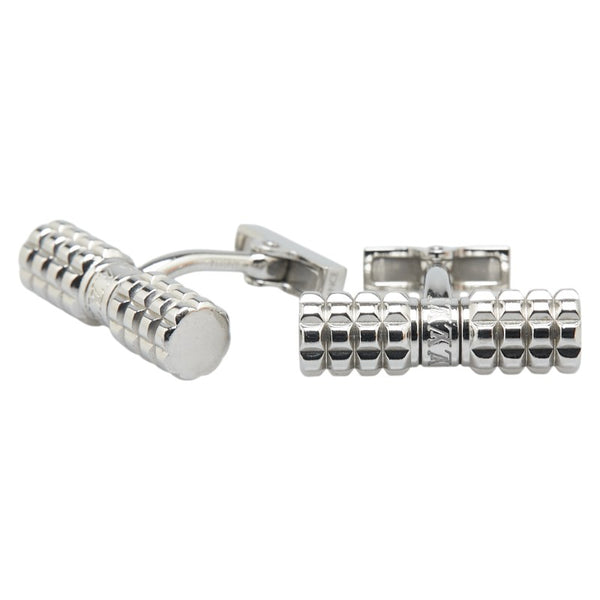 ルイ ヴィトン ブトン ドゥ マンシェット ディジット カフス M66358 シルバー メタル メンズ LOUIS VUITTON 【中古】
