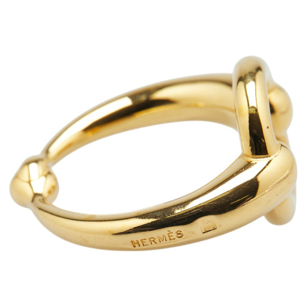 エルメス モー スカーフリング ゴールド メッキ レディース HERMES 【中古】