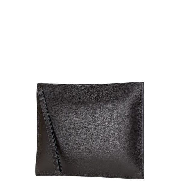 ジバンシー パンドラ スタッズ ビジュー クラッチバッグ ブラック シルバー レザー レディース Givenchy 【中古】
