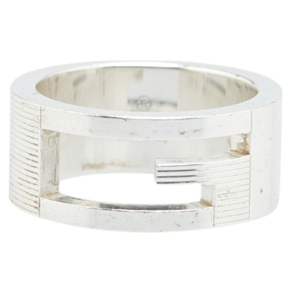 グッチ ブランデッドG リング 指輪 SV925 シルバー レディース GUCCI 【中古】