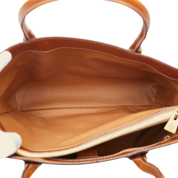 セリーヌ マカダム ハンドバッグ トートバッグ ブラウン PVC レザー レディース CELINE 【中古】