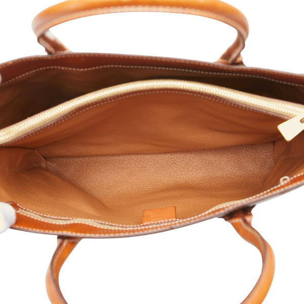 セリーヌ マカダム ハンドバッグ トートバッグ ブラウン PVC レザー レディース CELINE 【中古】