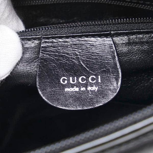 グッチ ハンドバッグ 001 136 ブラック レザー レディース GUCCI 【中古】