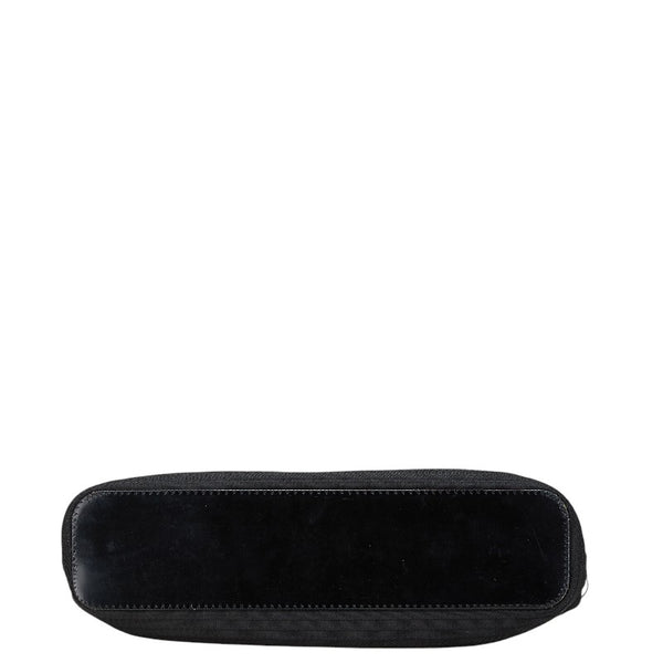 グッチ バンブー ハンドバッグ ショルダーバッグ 2WAY 002.1364.0439 ブラック ブラウン ナイロン レザー レディース GUCCI 【中古】